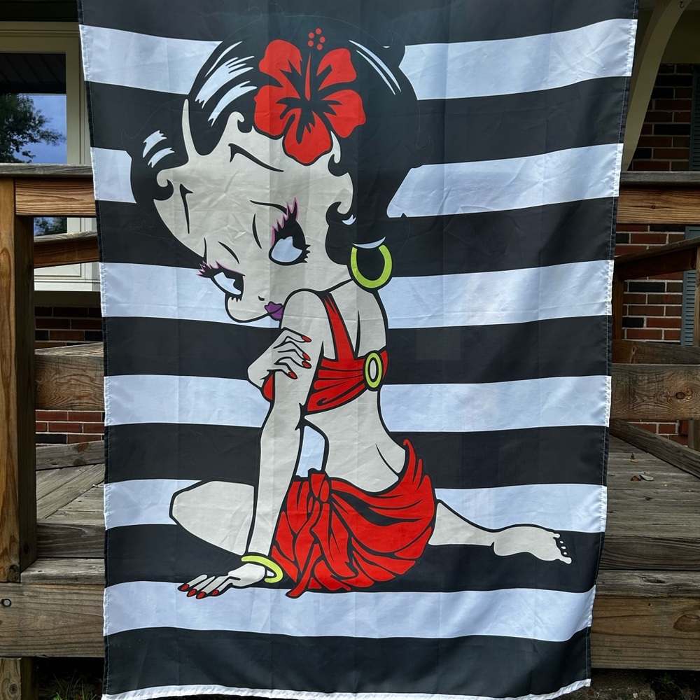 Betty Boop shower curtain
